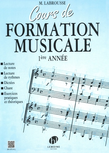 Marguerite Labrousse - Cours de formation musicale 1ère année.