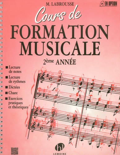 Marguerite Labrousse - Cours de formation musicale 2e année.