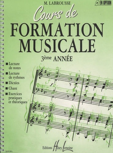 Marguerite Labrousse - Cours de formation musicale 3e année.
