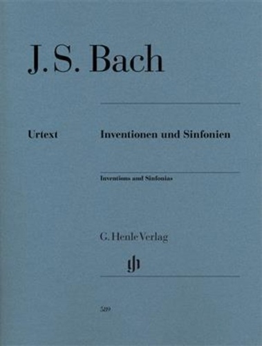 Jean Sébastien Bach - Inventions à  2 et 3 voix.