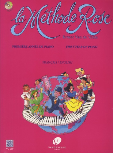 Ernest Van de Velde - La Méthode Rose - Première année de piano. 1 CD audio