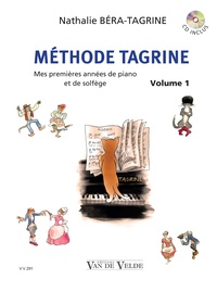 Nathalie Béra-Tagrine - Méthode Tagrine - Mes premières années de piano et de solfège Volume 1. 1 CD audio