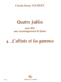 Quatre fables pour alto avec accompagnement de piano