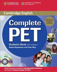 Complete PET Student's Book Pack (Student's Book with Answers with CD-ROM and Audio CDs (2))