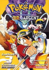 Hidenori Kusaka et  Mato - Pokémon la grande aventure, or et argent  : Coffret en 3 volumes : Tomes 1 à 3.