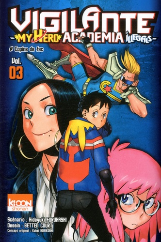 Vigilante My Hero Academia Illegals Tome 3 Copine de fac