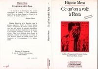 Higinio Ména - Ce qu'on a volé à Rosa.
