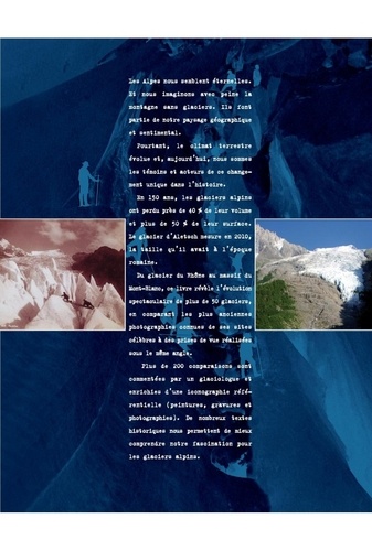 Glaciers. Passé-présent du Rhône au Mont Blanc sous le même angle