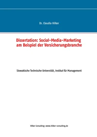 Social-Media-Marketing am Beispiel der Versicherungsbranche