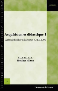 Acquisition et didactique