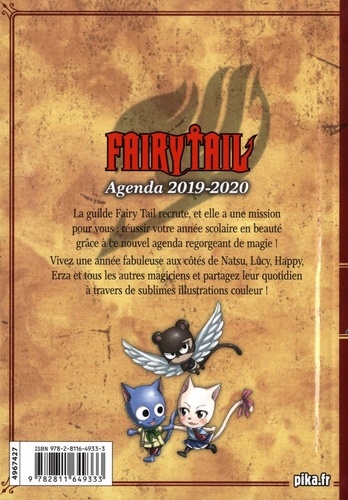 Agenda Fairy Tail  Edition 2019-2020
