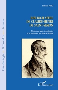 Hiroshi Mori - Bibliographie de Claude-Henri de Saint-Simon.