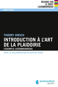 Introduction à l'art de la plaidoirie