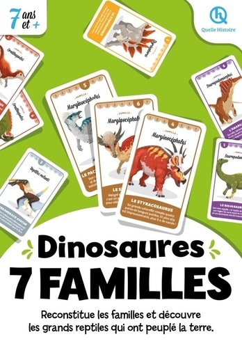 Histoire studio Quelle - 7 familles Les dinosaures.