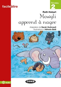 Mowgli apprend à nager