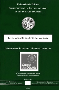 Hobinavalona Ramparany-Ravololomiarana - Le raisonnable en droit des contrats.