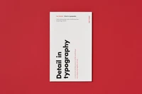 Detail in typographie