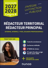 Concours Rédacteur territorial, Rédacteur principal - 2027-2028