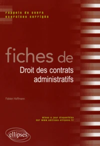 Fiches de droit des contrats administratifs