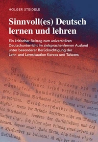 Sinnvoll(es) Deutsch lernen und lehren