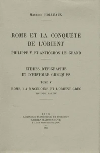 Etudes d'épigraphie et d'histoire grecques