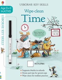 Holly Bathie et Magda Brol - Wipe-clean time - Maths Age 8 to 9.