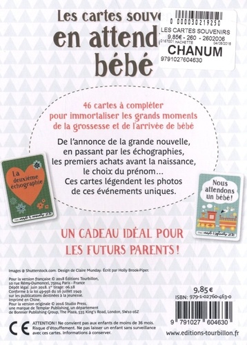 Les cartes souvenirs en attendant bébé