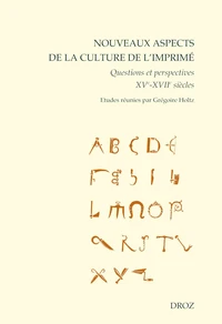 Nouveaux aspects de la culture de l'imprimé
