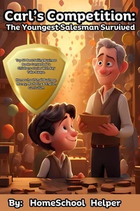 Carl’s Competition: The Youngest Salesman Survived: Homeschool Readers, Small Business, Money, Marketing &amp; English Curriculum, Simple Literacy Lessons Academic Financial Success