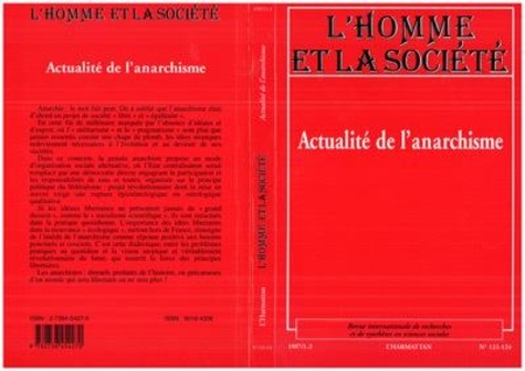  HOMME ET LA SOCIETE - L'Homme Et La Societe No 123-124 1997 Actualite De L'Anarchisme.