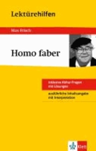Homo faber Lektürehilfen.