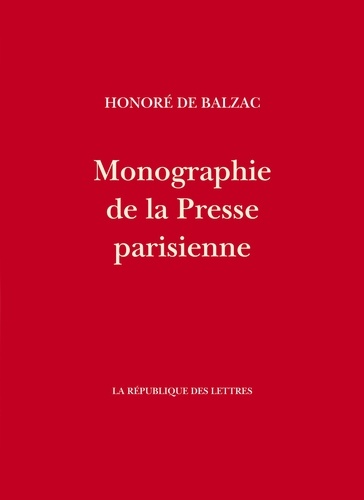 Monographie de la Presse parisienne