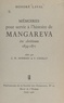 Honoré Laval et Colin Walter Newbury - Mémoires pour servir à l'histoire de Mangareva : ère chrétienne 1834-1871.