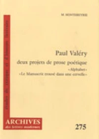 Paul Valéry, deux projets de prose poétique