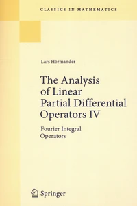 The Analysis of Linear Partial Differential Operators