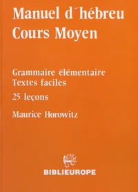 Manuel d'hébreu Cours Moyen