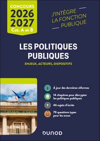 Les politiques publiques 2026-2027