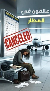 عالقون فى المطار