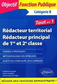 Rédacteur territorial, rédacteur principal de 1re et 2e classe