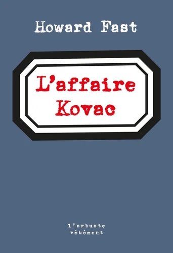 Couverture de L'affaire kovac