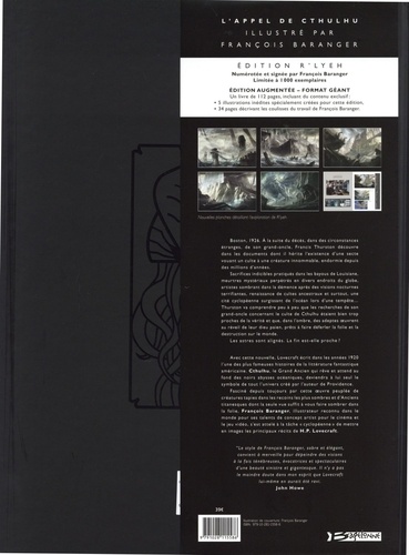 L'Appel de Cthulhu. Edition R'lyeh, signée par François Baranger  Edition numérotée