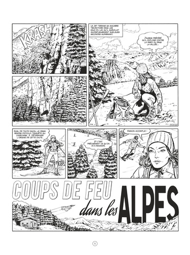 Une aventure "Classic" de Tanguy et Laverdure Tome 3 Coups de feu dans les Alpes
