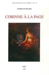 Hubert de Phalèse - Corinne à la page - Analyse du roman de Mme de Staël, "Corinne ou l'Italie".