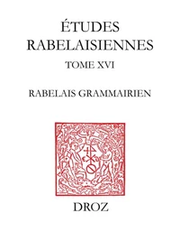 Etudes rabelaisiennes