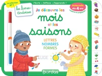 Les livres-ardoises - Je découvre les mois et les saisons