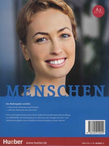 Menschen A2 Medienpaket. Deutsch als Fremdsprache  avec 1 DVD + 2 CD audio