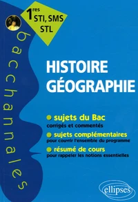 Histoire-Géographie 1e STI, SMS, STL