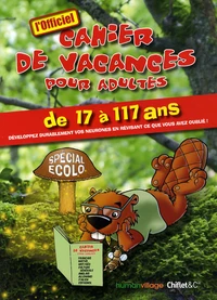 Cahier de vacances pour adultes