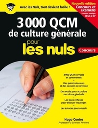Hugo Coniez - 3 000 QCM de culture générale pour les nuls.