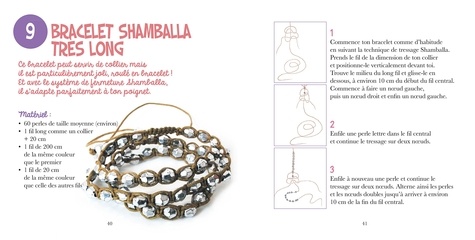Bracelets shamballas. Boîte à jeux avec 1000 perles, une plaque à picots, du papier sulfurisé et de la corde
